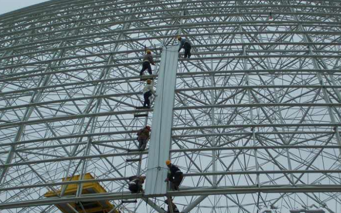 商洛网架装配好以后应当留神哪八项验收事件